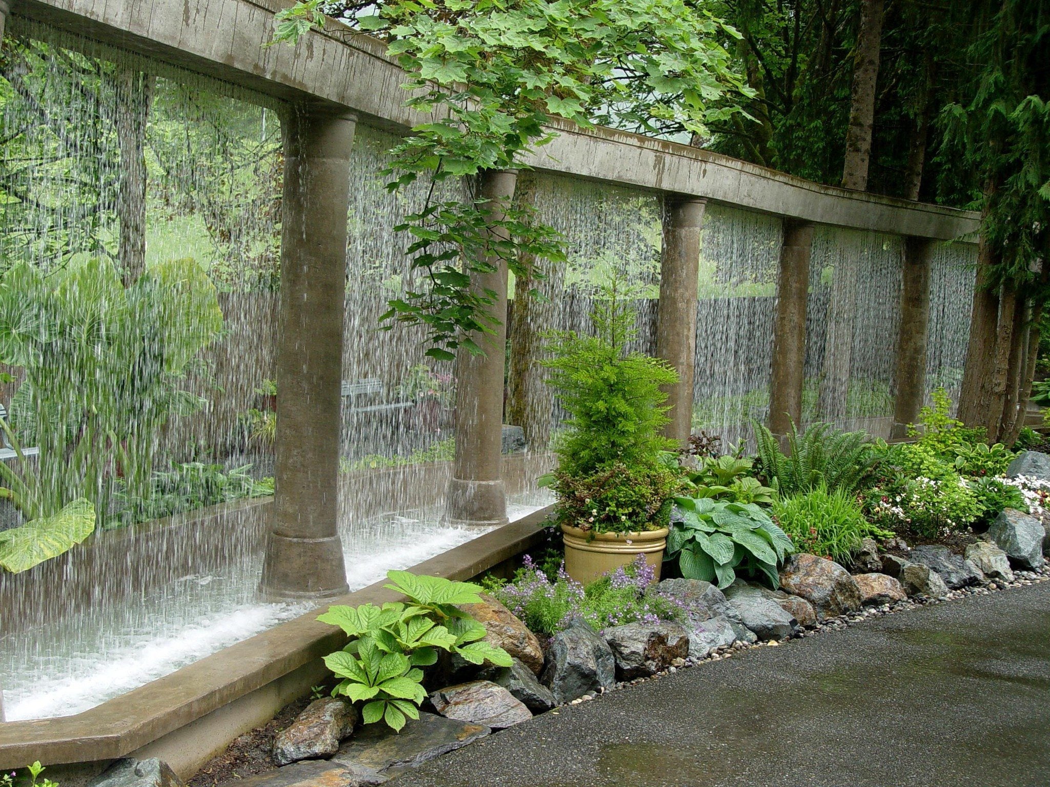 Gardens with Cool Water Features