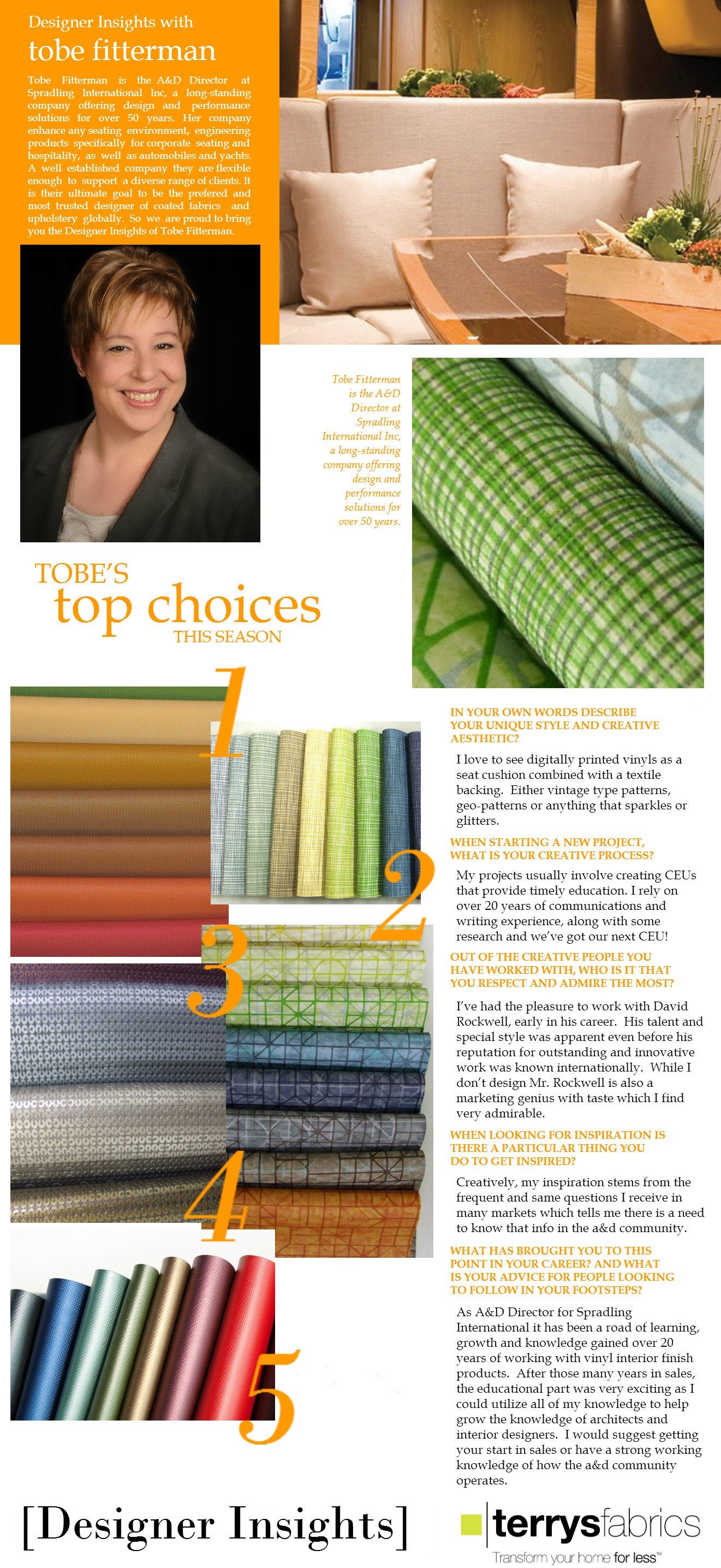 Designer Insights - Tobe Fitterman