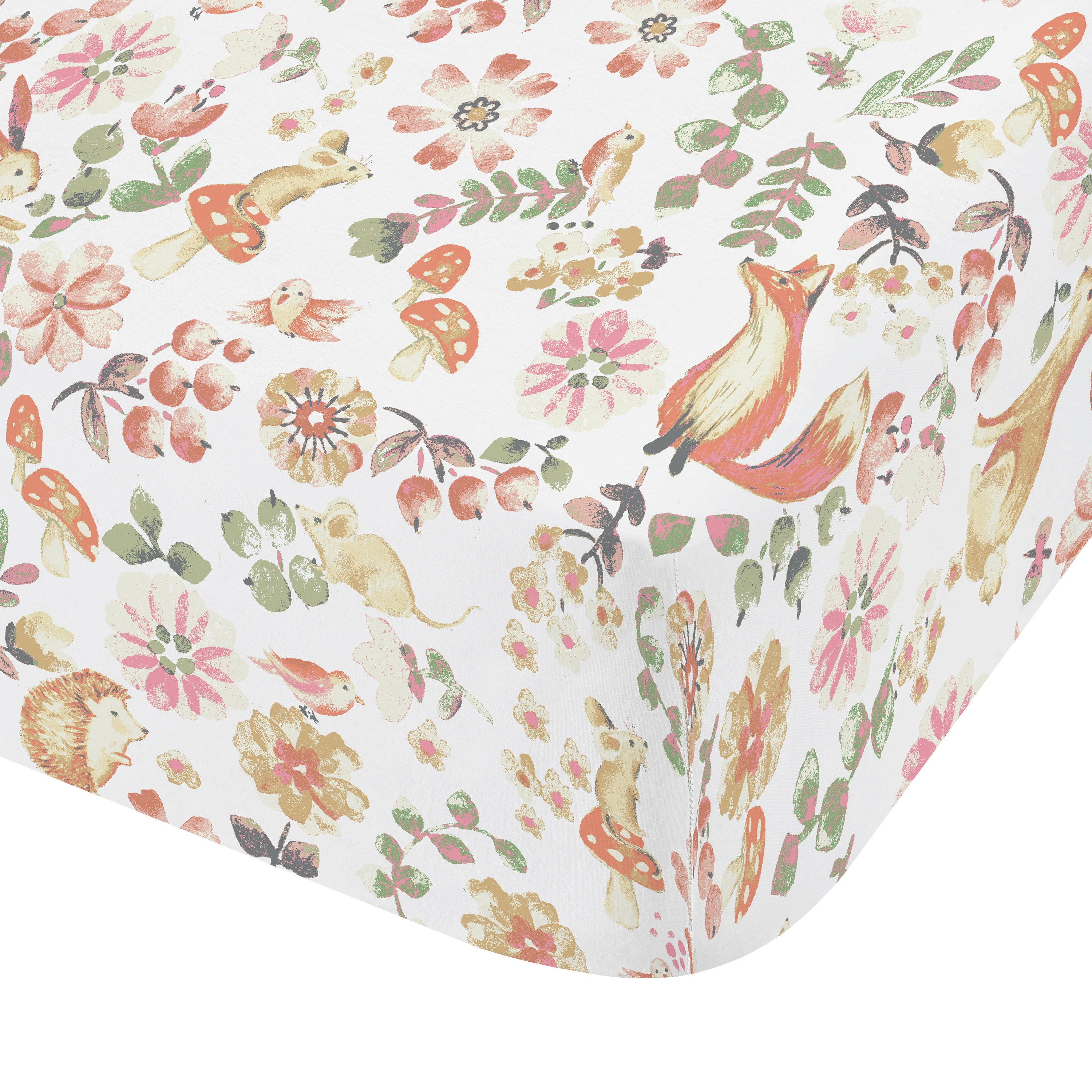 Pink Catherine Lansfield Enchanted Butterfly Bed Linen Fitted Sheet ...