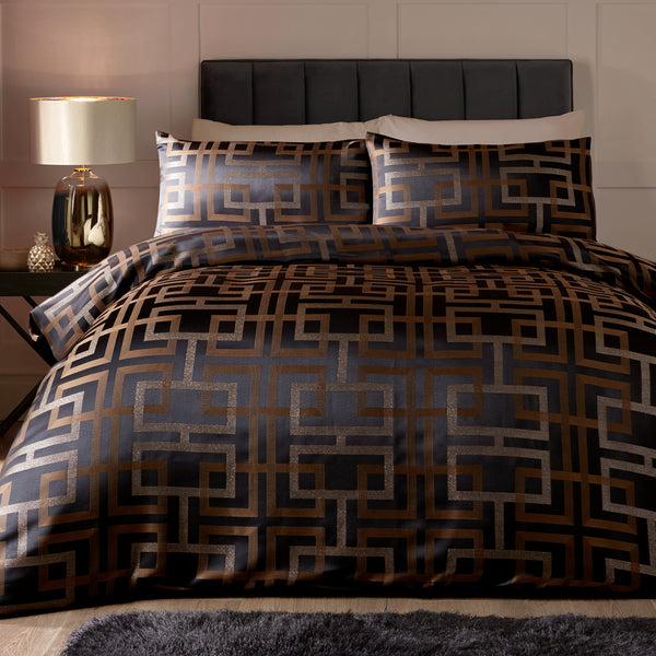 Image of 73% OFF Metallic<br>Luxe Bedding