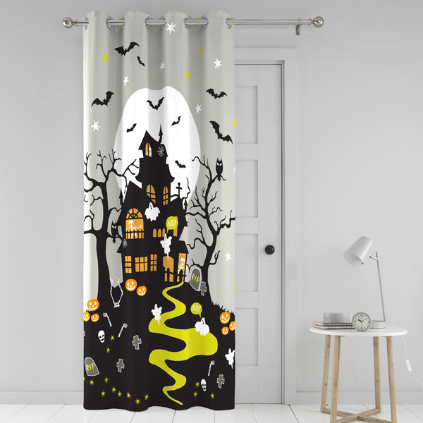 Image of Haunted House Door Curtain now