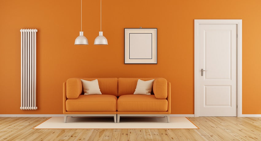 Orange living room ideas for your home