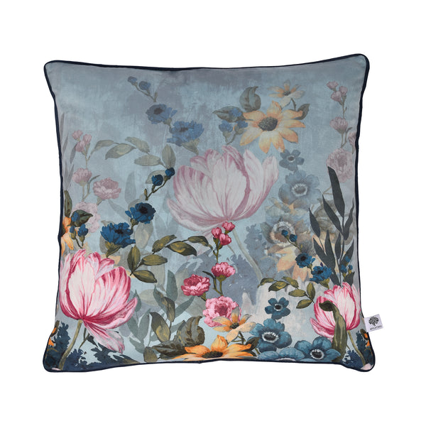 Image of Printed Velvet Cushion