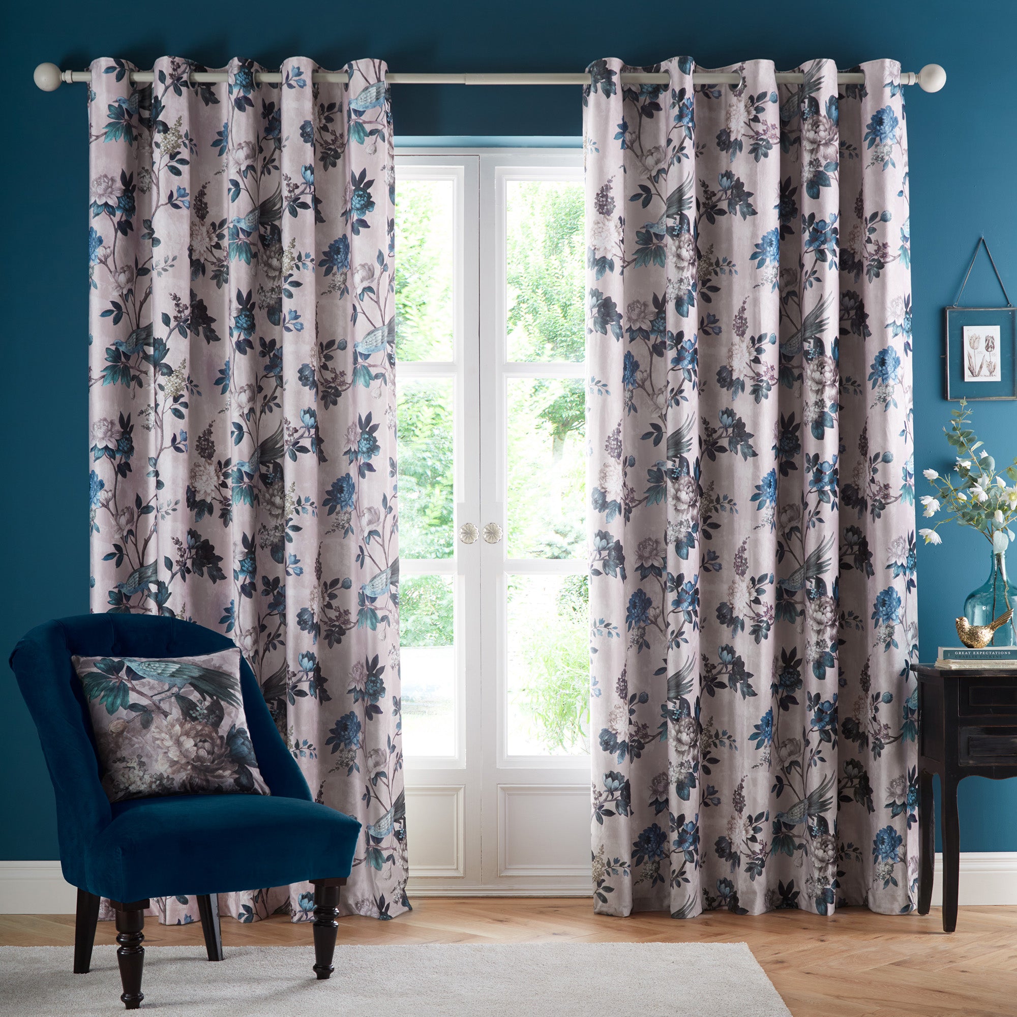 Appletree Windsford Ready Made Eyelet Curtains Teal | Excellent Price ...