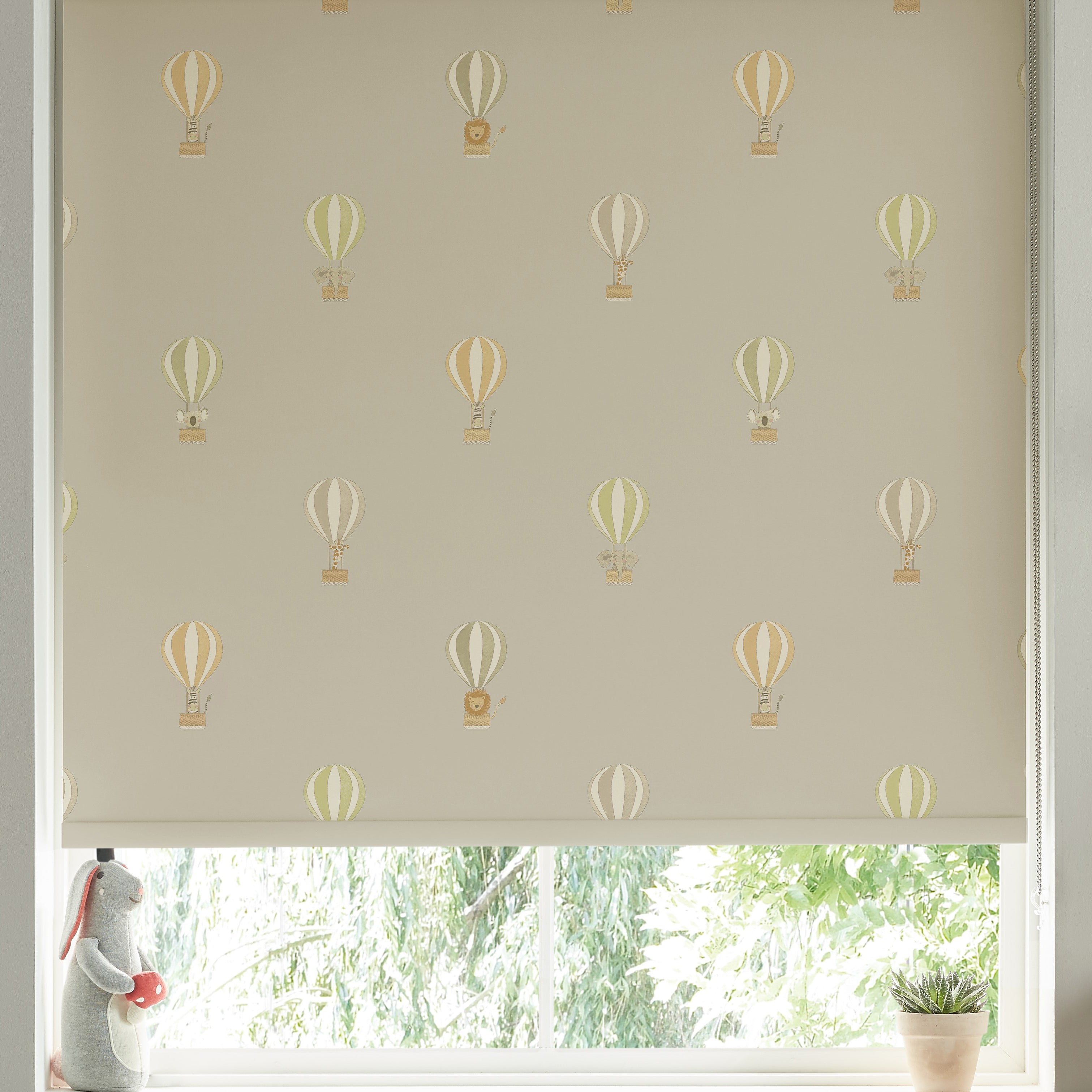 Sophie Allport Bears And Balloons Made To Measure Blackout Roller Blind Sand