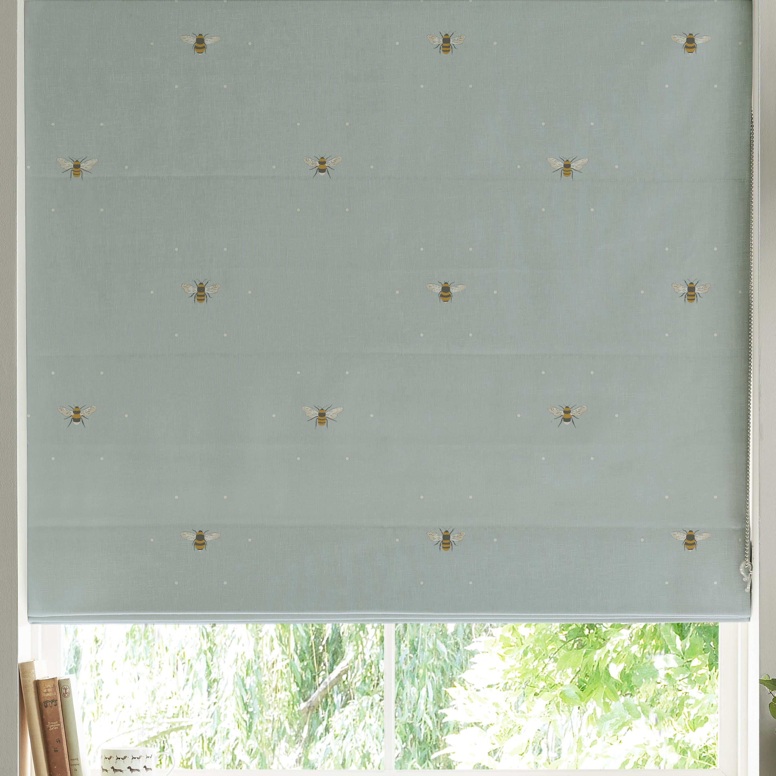 Sophie Allport Bees Made To Measure Roman Blind Sky