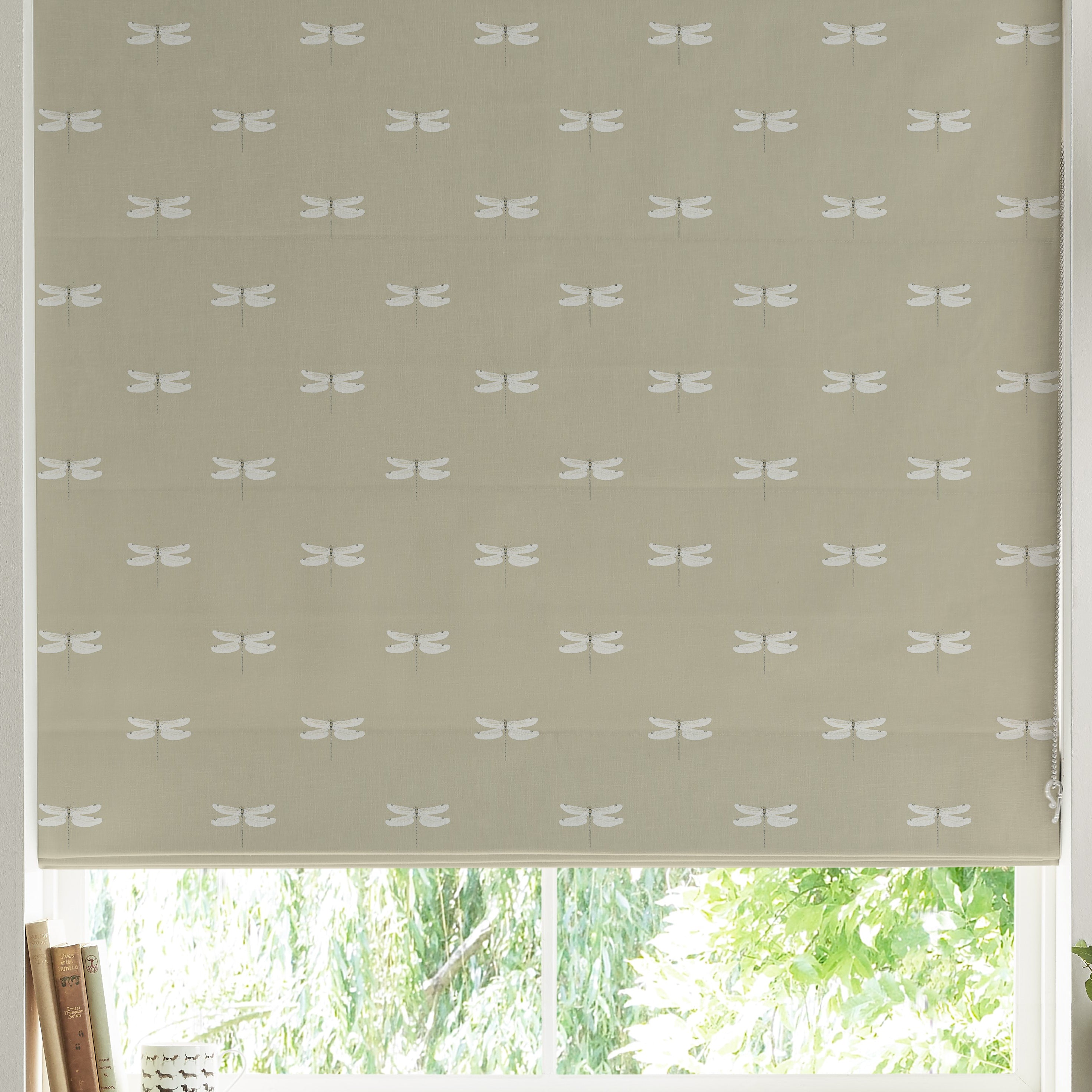 Sophie Allport Dragonfly Made To Measure Roman Blind Sand