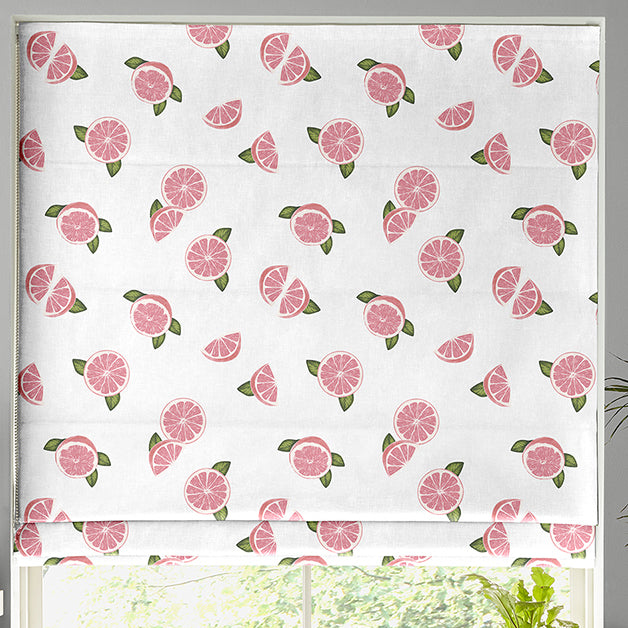 Skinnydip Grapefruit Made To Measure Roman Blind Pink