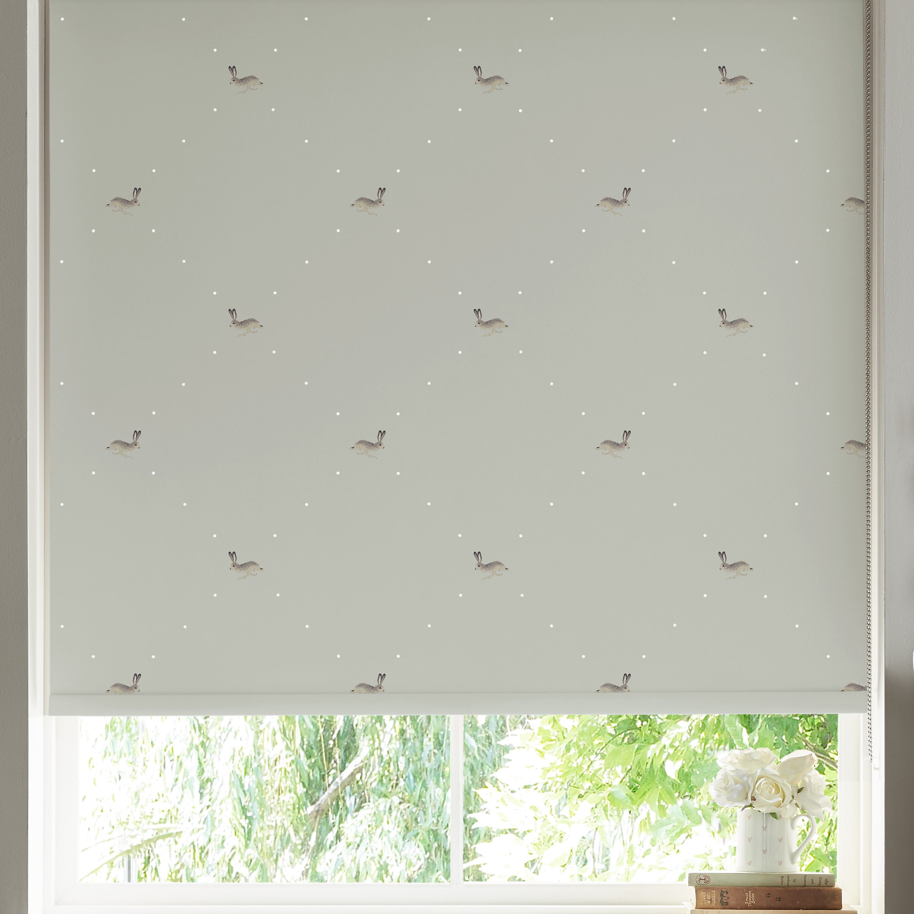 Sophie Allport Hare Made To Measure Roller Blind Dove