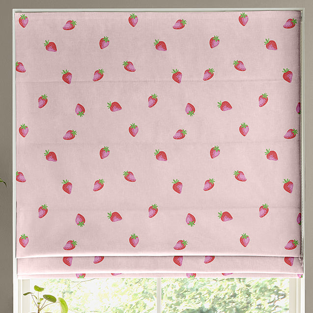 Skinnydip Strawberry Made To Measure Roman Blind Pink