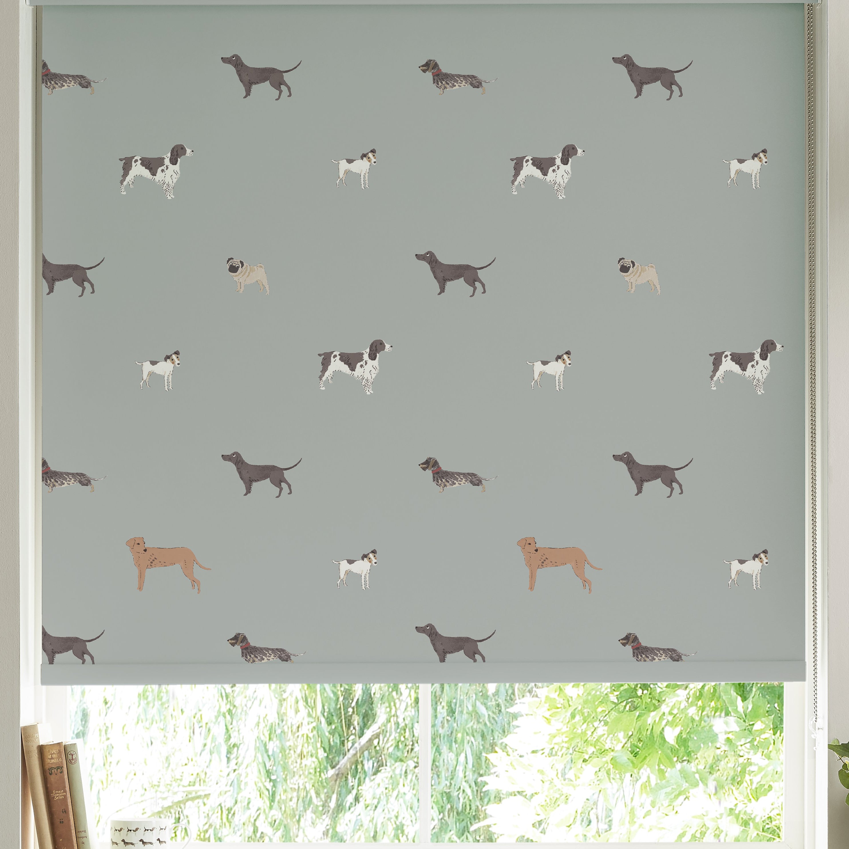 Sophie Allport Woof Made To Measure Roller Blind Sage