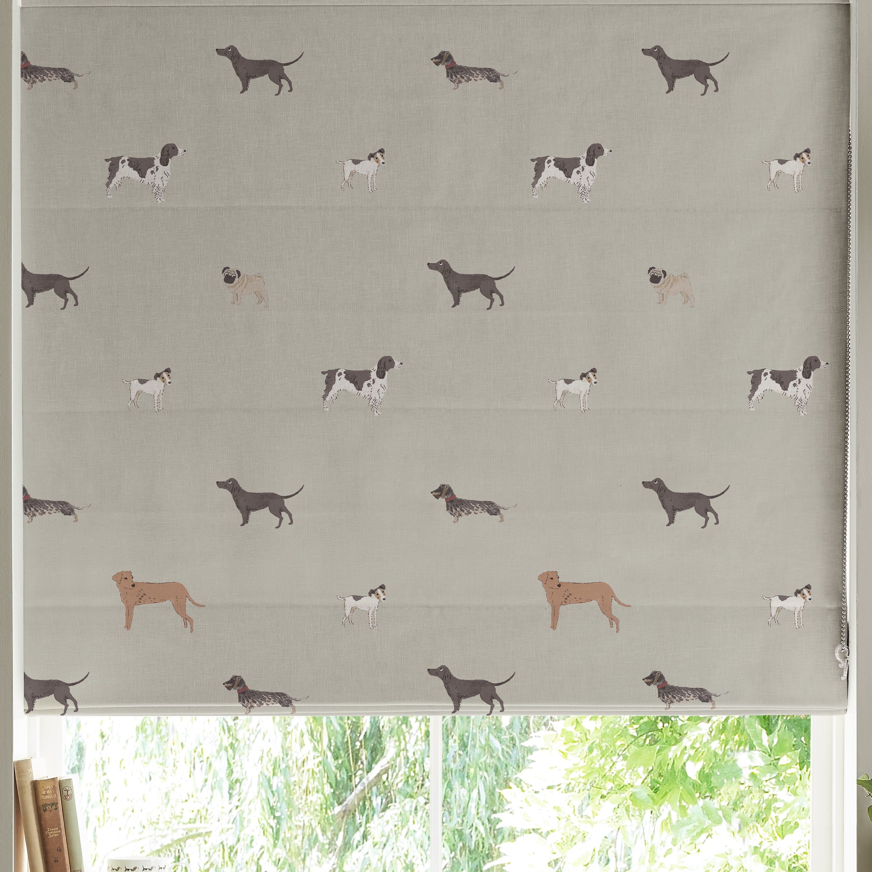 Sophie Allport Woof Made To Measure Roman Blind Linen