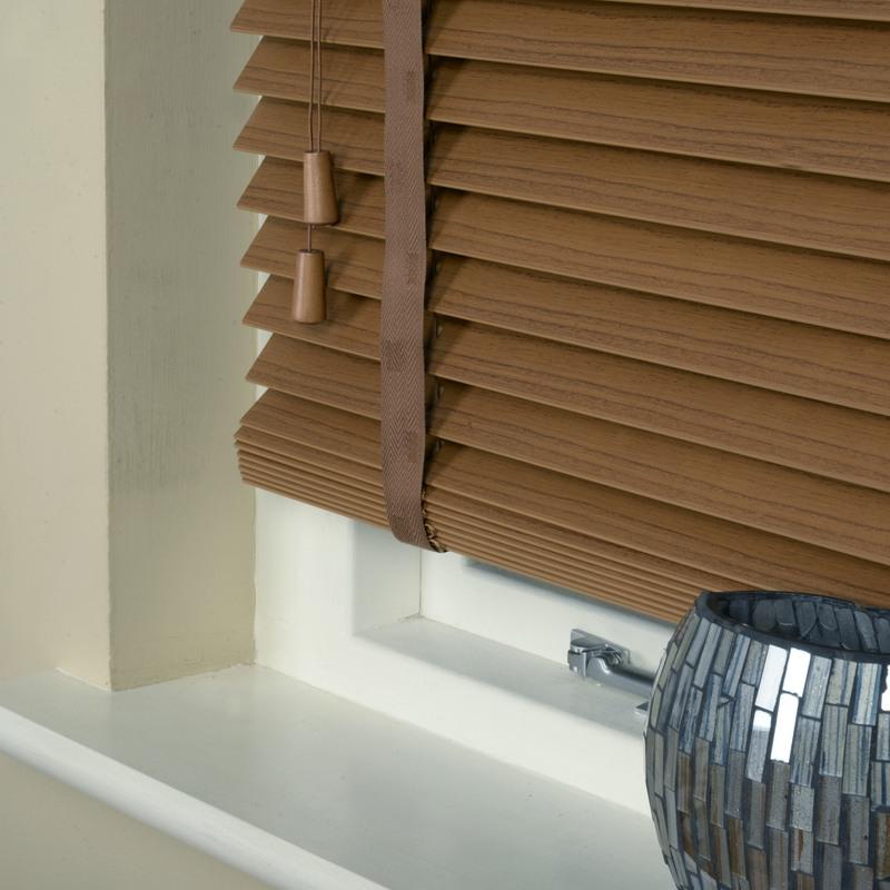 35mm Fauxwood Venetian Blind & 25mm Amber Tapes | Terrys Fabrics