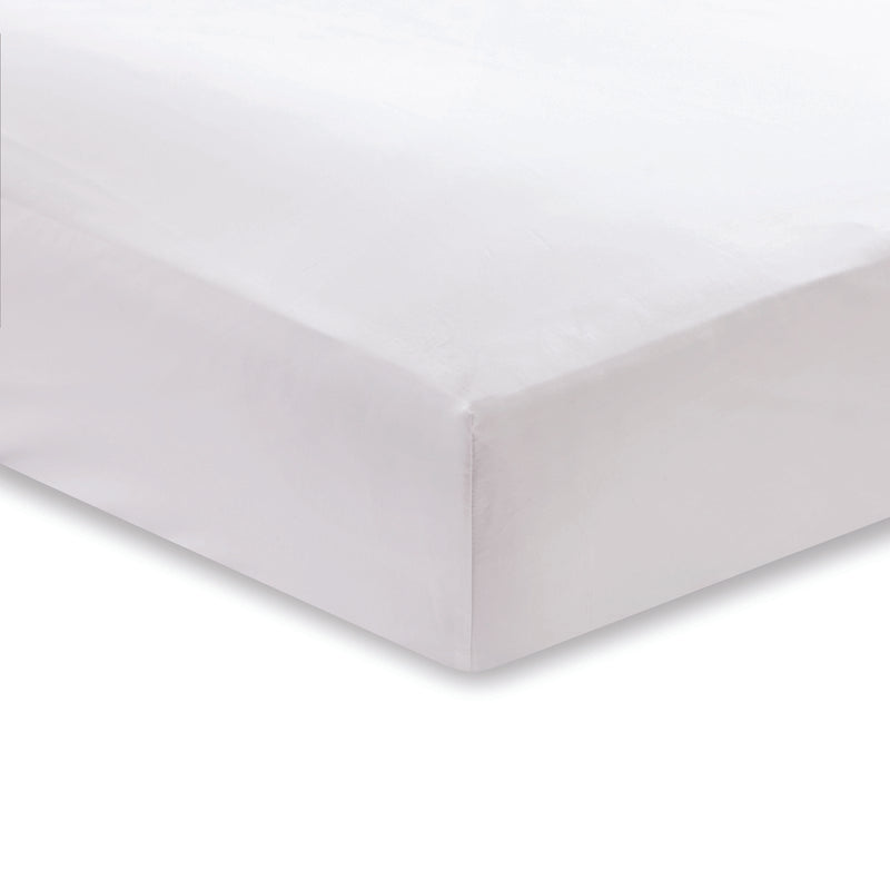 Bianca 400Tc Cotton Sateen Fitted Sheet in White | 96% Brand Rating ...