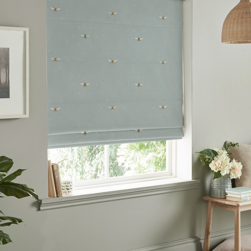 Sophie Allport Bees Made To Measure Roman Blind Sky