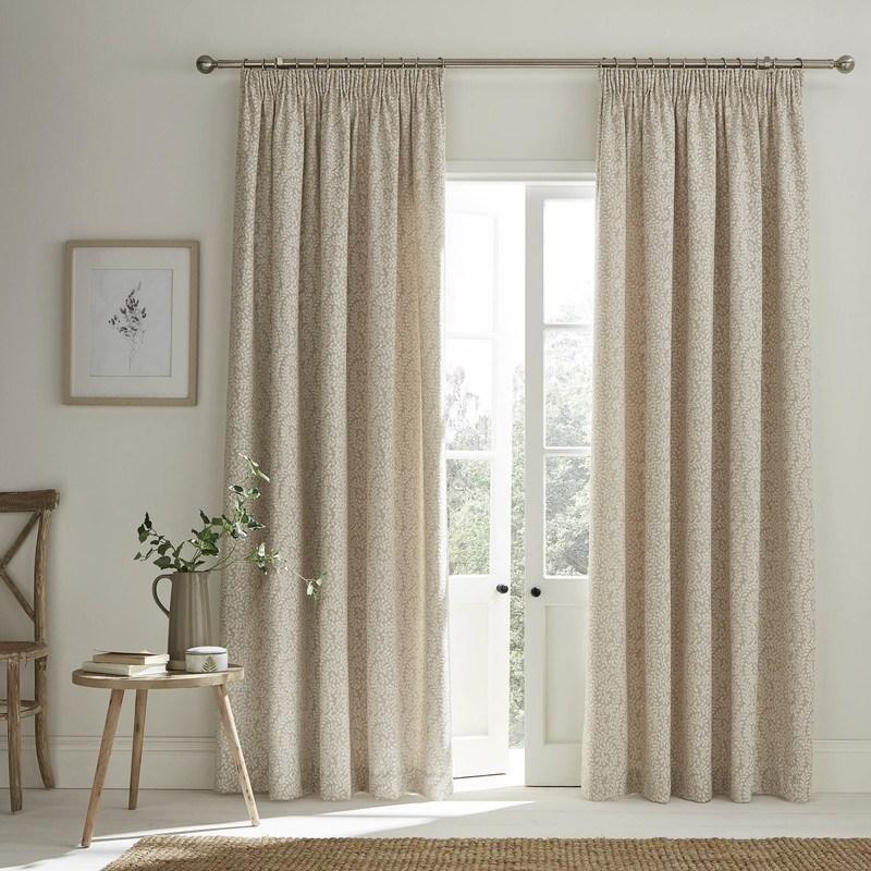 Buckland Lined Ready Made Curtains in Natural | 96% Brand Rating | Terrys