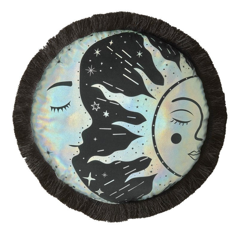 Skinnydip Celestial Filled Cushion 40cm Round Grey