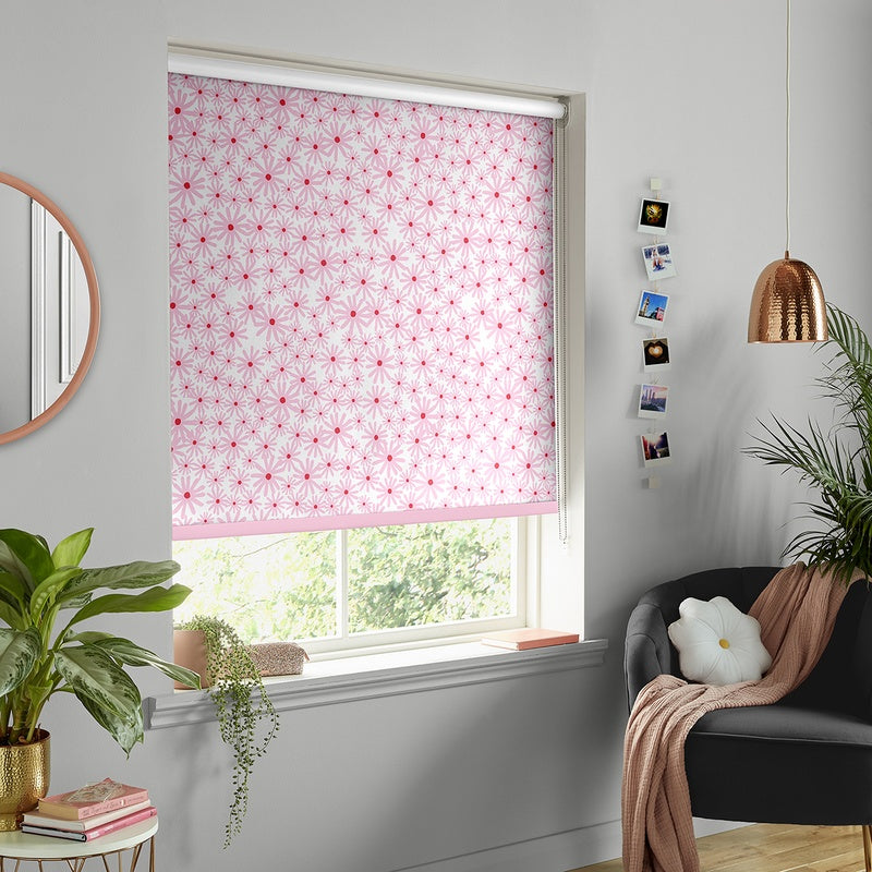 Skinnydip Daisy Made To Measure Roller Blind Pink