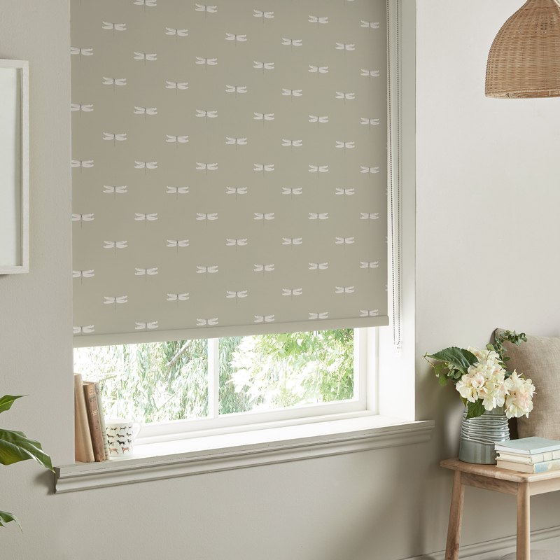 Sophie Allport Dragonfly Made To Measure Blackout Roller Blind Sand