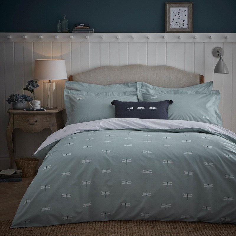 Sophie Allport Dragonfly Bedding Set Duckegg