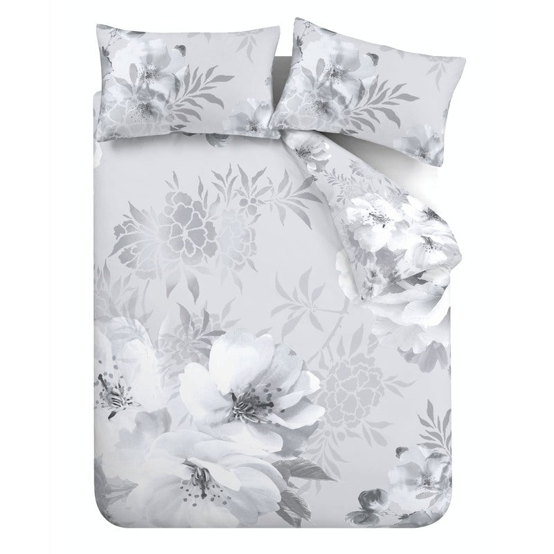 catherine lansfield dramatic floral duvet