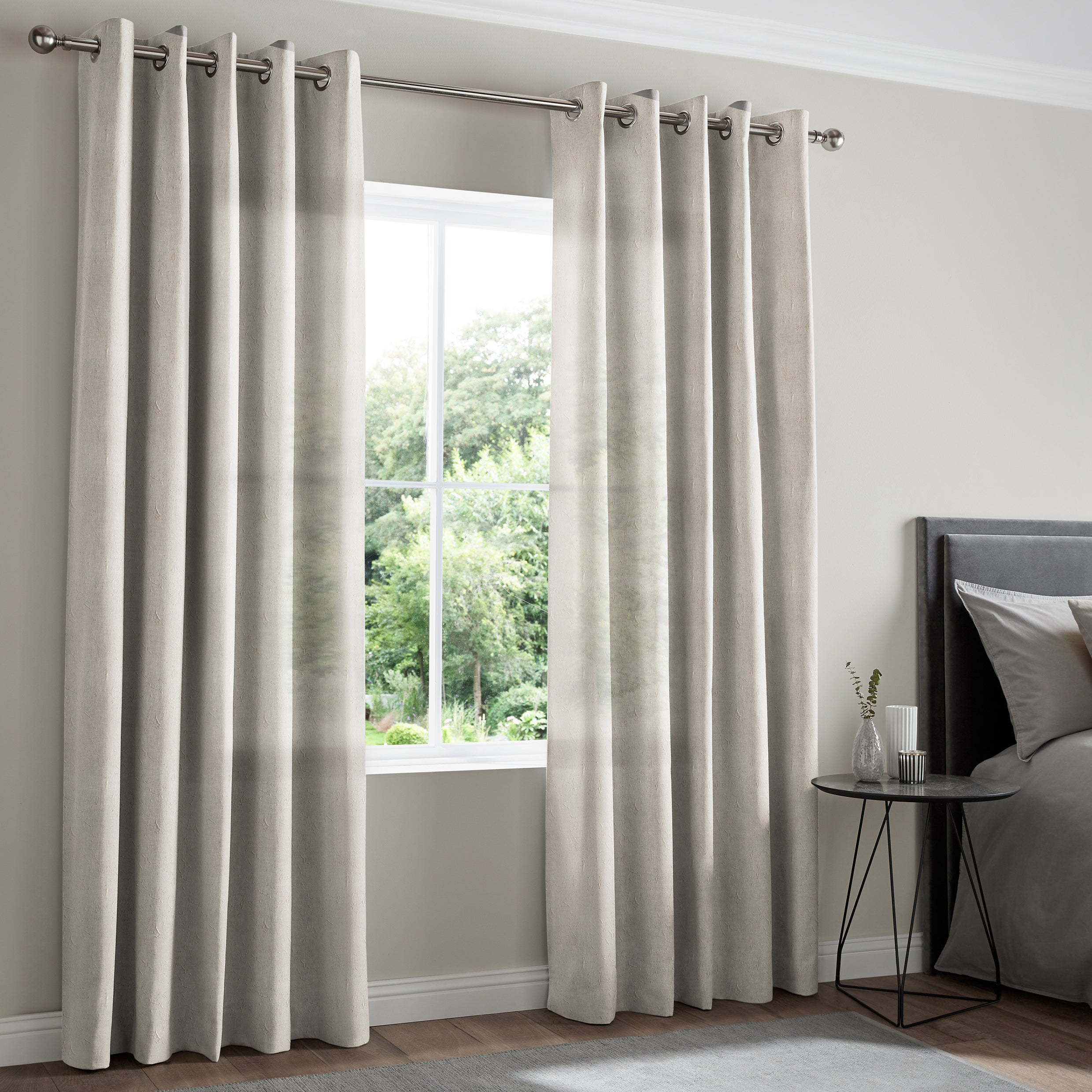 Eloise Made To Measure Sheer Voile Curtains in Linen | 96% Brand Rating ...