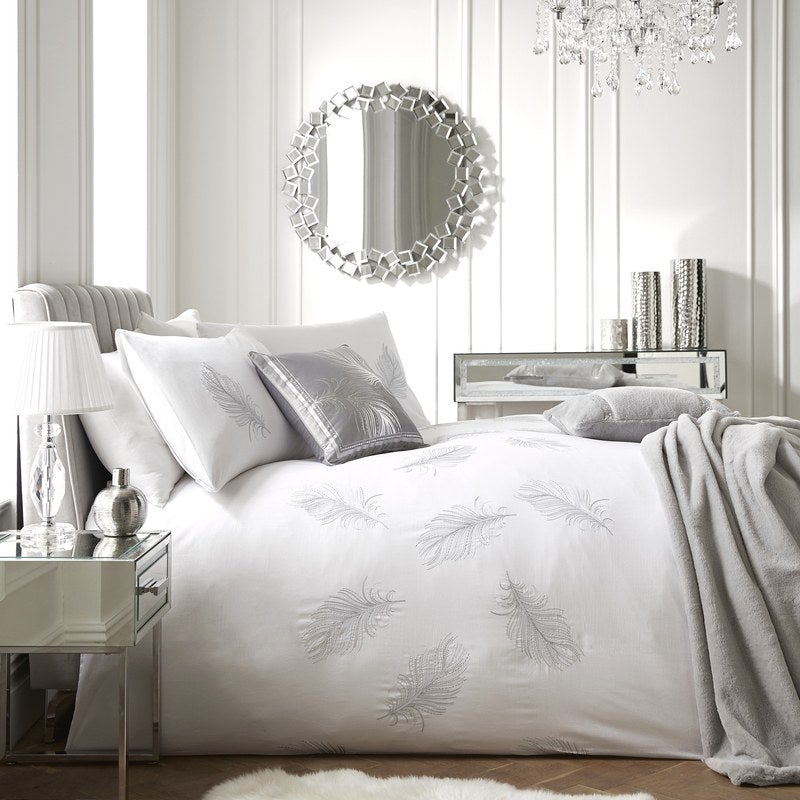 Caprice Home Eva Bedding Set White