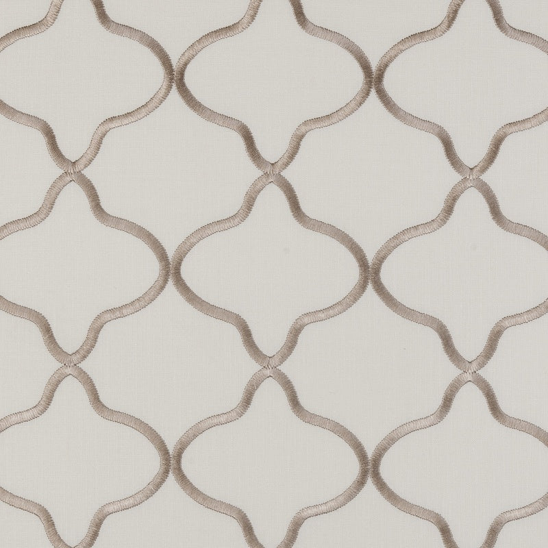 Taupe Leyla Fabric by Clarke & Clarke | Terrys