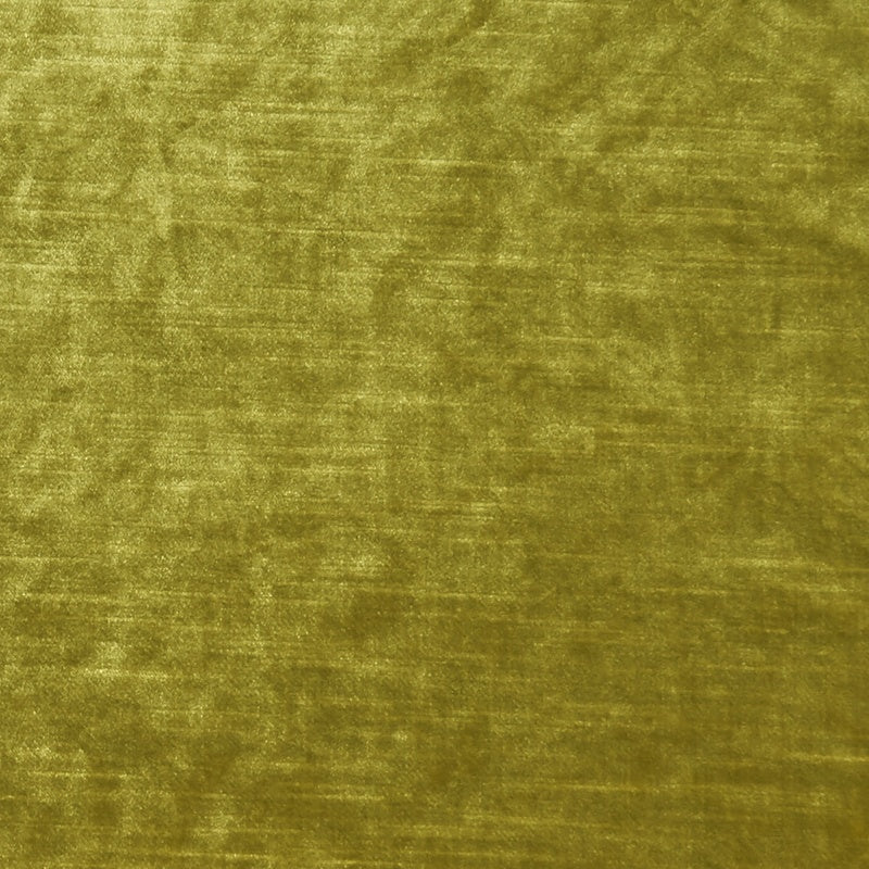 Allure Velvet Curtain Fabric In Chartreuse Terrys Fabrics