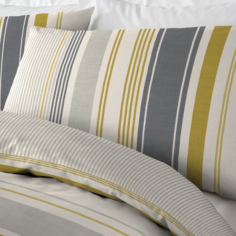 Falmouth Stripe Bedding Set in Ochre | 4.8 Star Rating | Terrys