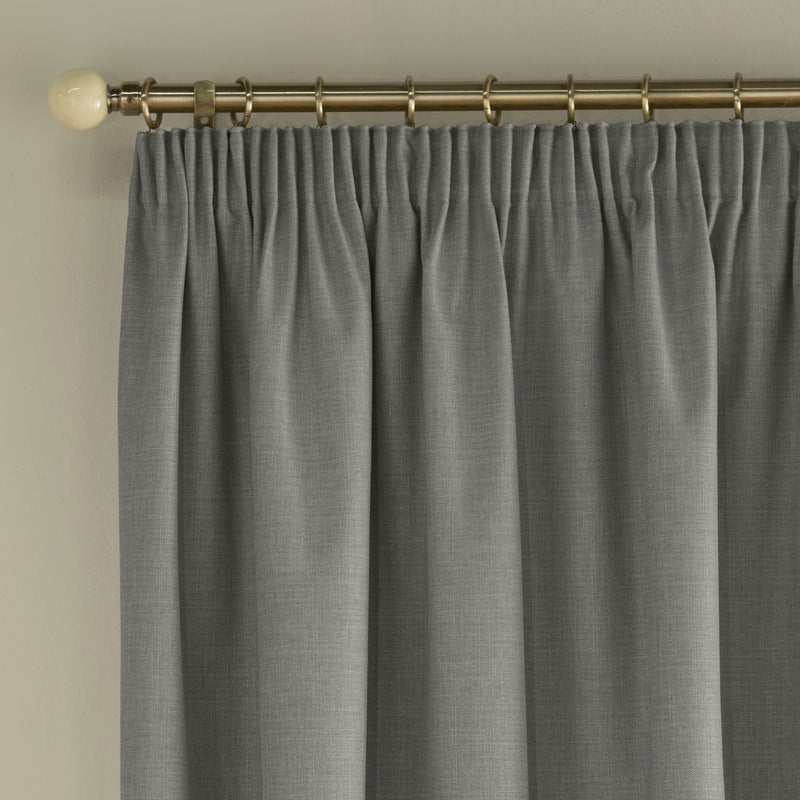Harvard Ready Made Blackout Curtains in Grey | Cheap UK Delivery | Terrys