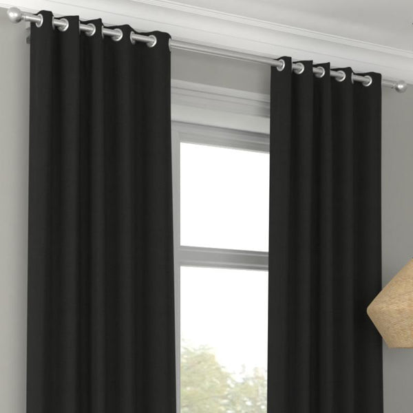 Image of Iowa Faux Silk Curtains
