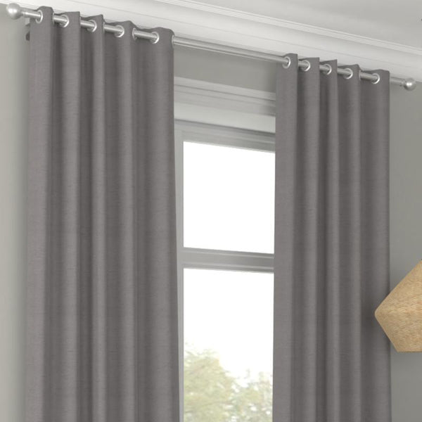 Image of Faux Silk Curtains