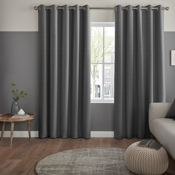 Image of Lavery Plain Satin Curtain