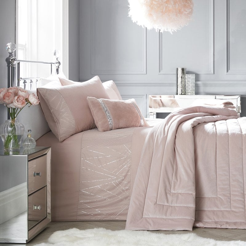 Caprice Lucille Bedding Set Blush