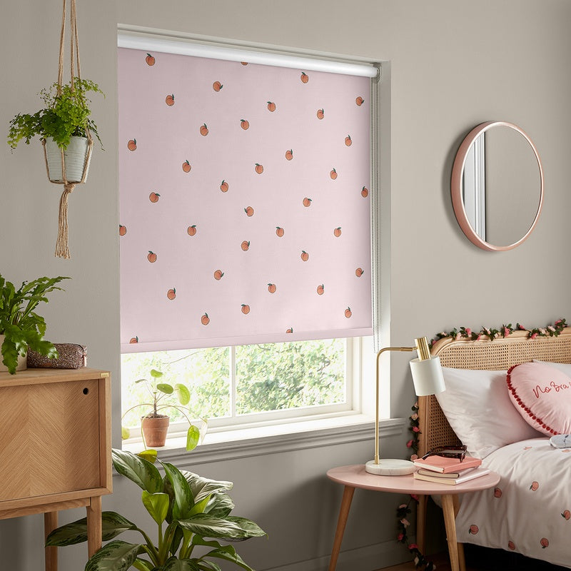 Skinnydip Peachy Made To Measure Blackout Roller Blind Pink