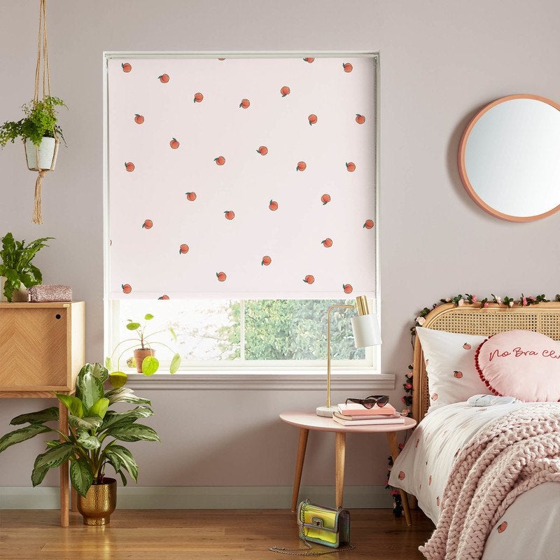 Skinnydip Peachy Ready Made Roller Blind Pale Pink