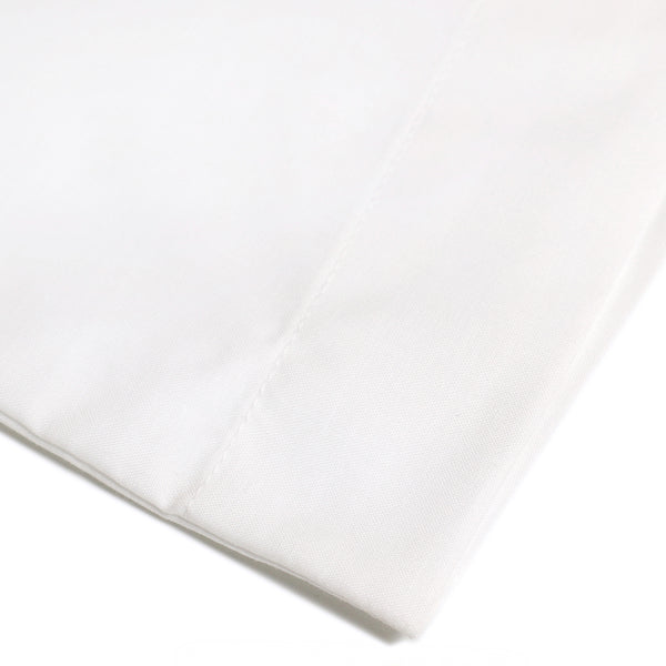 Plain Dye Brushed Cotton 28cm Deep Fitted Sheet in White | Low Cost ...
