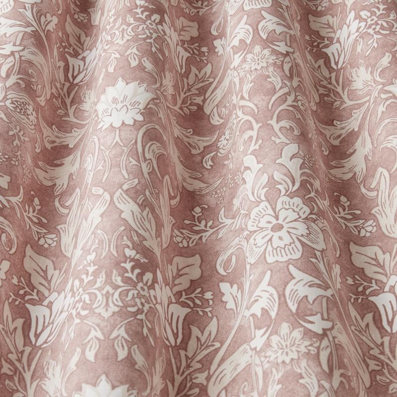 Rococo Curtain Fabric in Rosemist | ILIV | Terrys