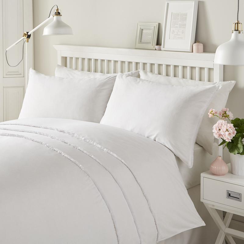 Tassel Bedding Set White Cheap Bedding Terrys Fabrics