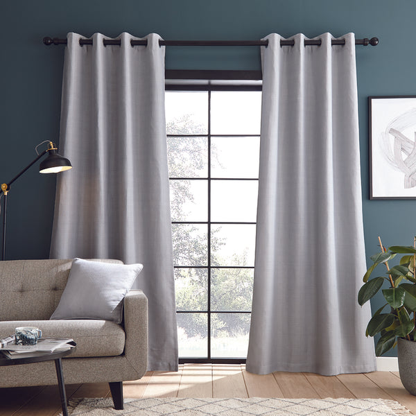 Image of Textured Blackout Curtains
