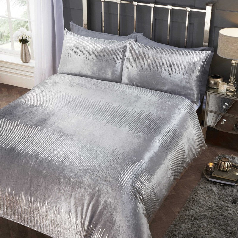 silver bedding