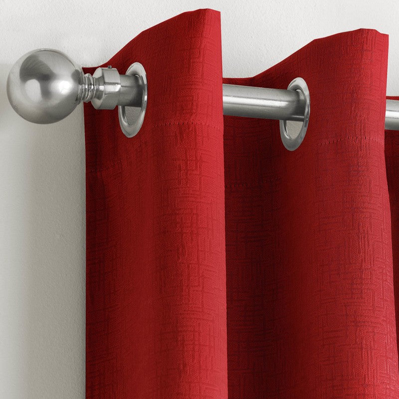 Featured image of post Red And Grey Eyelet Curtains