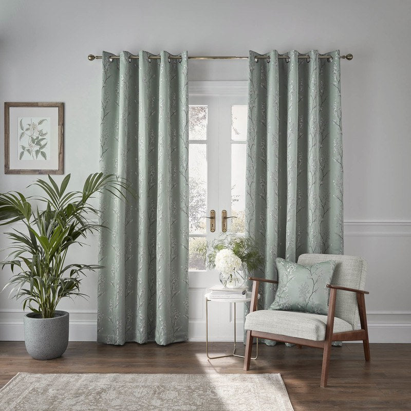 Wilstone Ready Made Eyelet Blackout Curtains in Spa | Cheap UK Delivery ...