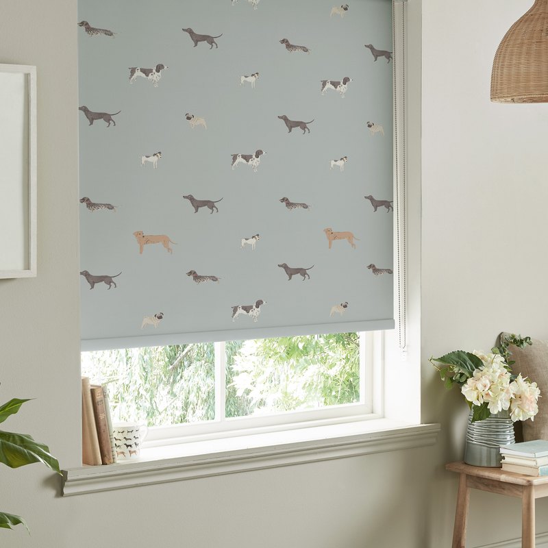 Sophie Allport Woof Made To Measure Blackout Roller Blind Sage