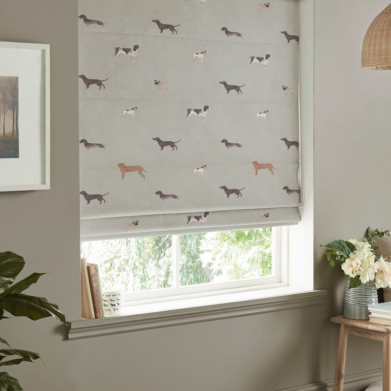 Sophie Allport Woof Made To Measure Roman Blind Linen