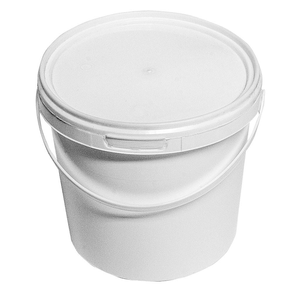 white plastic pail