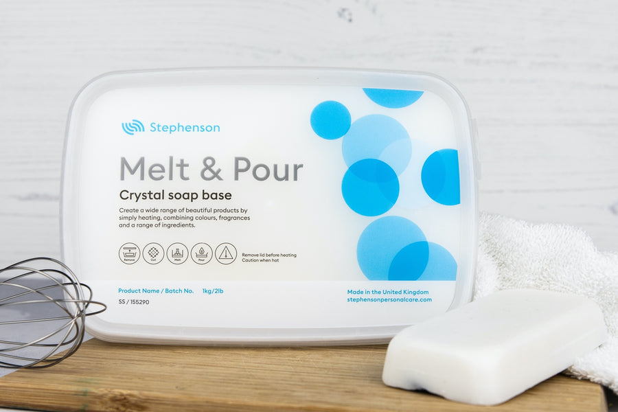 Base per sapone Melt & Pour - Trasparente - SENZA SLS – Mystic