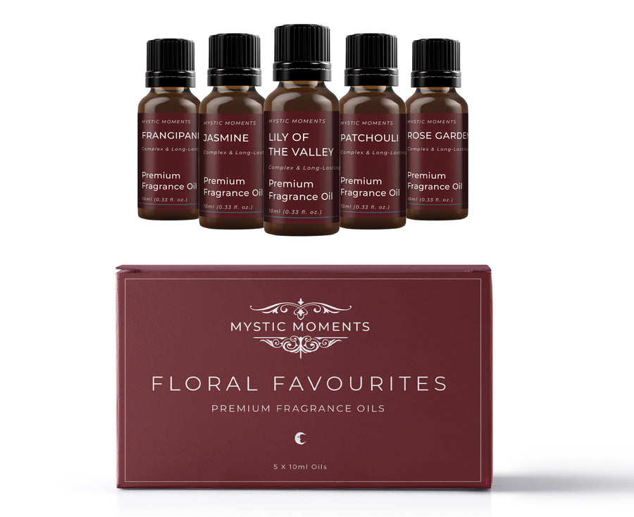 Mystic Moments, Favourites Organic Essential Oil Gift Starter Pack 5 x  10ml