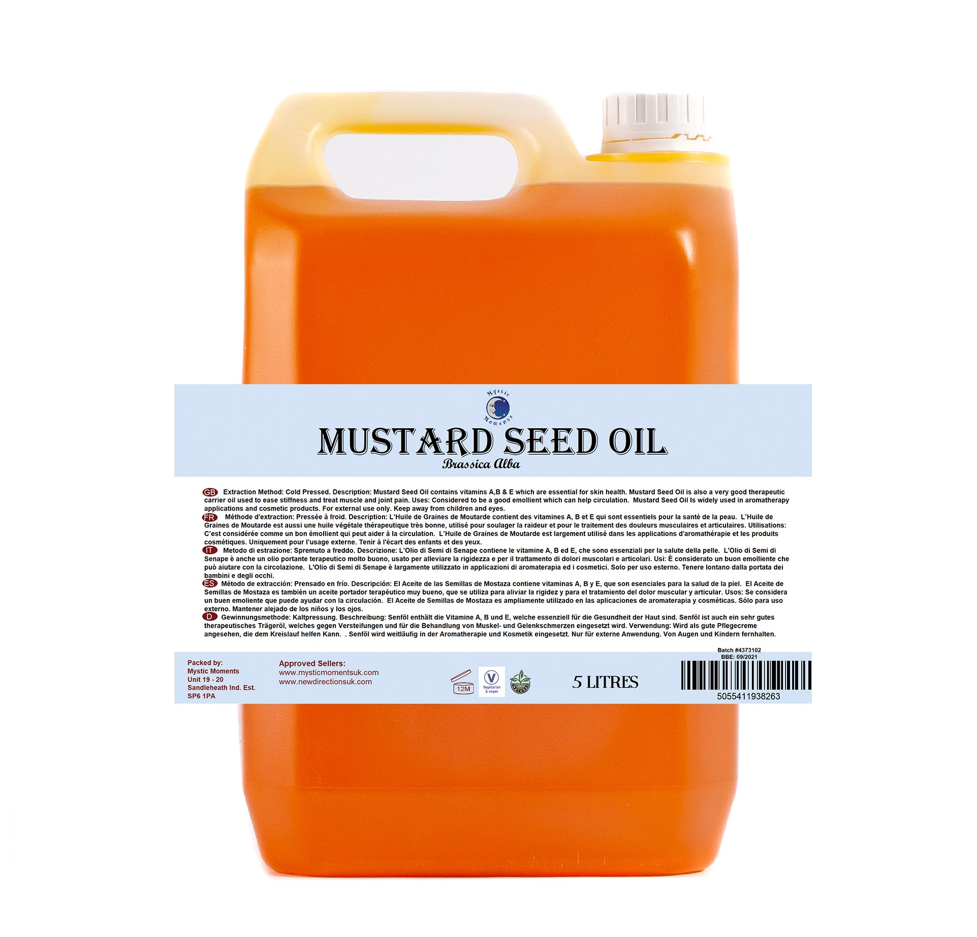 Mustard Seed Carrier Oil — Mystic Moments UK